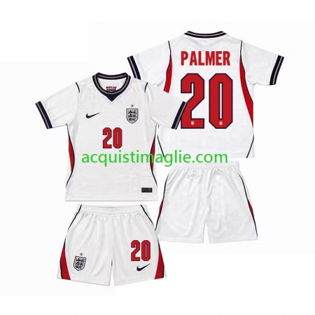 Divisa di Calcio Inghilterra Cole Palmer 20 Bambino Prima Mondiali 2026